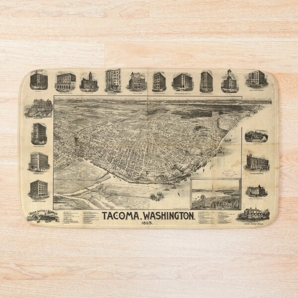 Item preview, Tacoma, Washington (1893) designed and sold by allhistory.