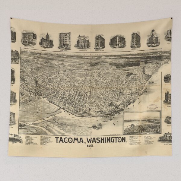 Item preview, Tacoma, Washington (1893) designed and sold by allhistory.