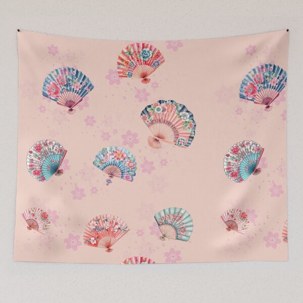Item preview, Japanese Folding Fan Pattern designed and sold by my-green-gecko.