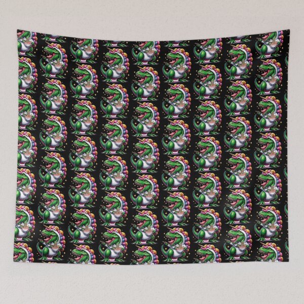 Item preview, Dinosaur Unicorn Rainbow Eat Noodle Bowl's Ramen designed and sold by Artistoos.