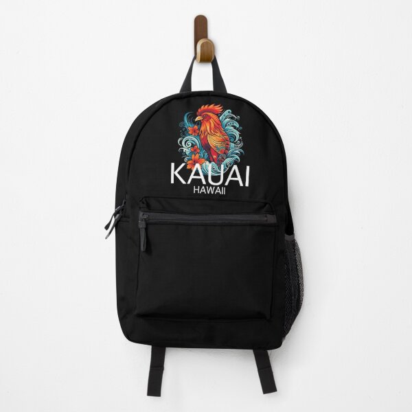 Artikelvorschau, Kauai Hawaii – Hahn (mit weißer Schrift) entworfen und verkauft von VelvetRoom.