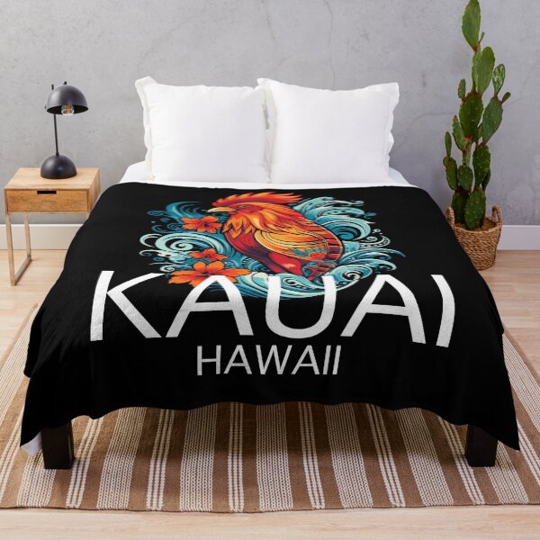 Item preview, Kauai Hawaii - Rooster (with White Lettering) designed and sold by VelvetRoom.
