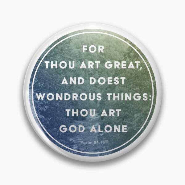 Item preview, Psalm 86:10 designed and sold by SecretSamaritan.
