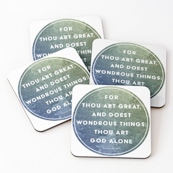 Item preview, Psalm 86:10 designed and sold by SecretSamaritan.