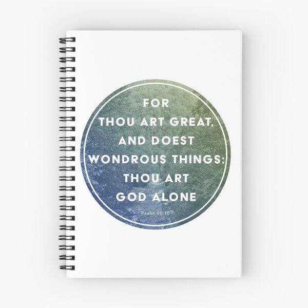 Item preview, Psalm 86:10 designed and sold by SecretSamaritan.
