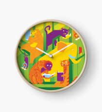 Jungle Books Clock