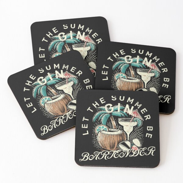 Item preview, Let The Summer be Gin Bartender designed and sold by VelosityPrints.