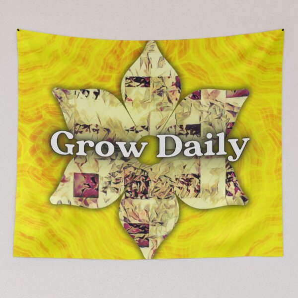 Item preview, Vibrant Botanical Bloom - Daily Inspiration Art designed and sold by gleefulme.