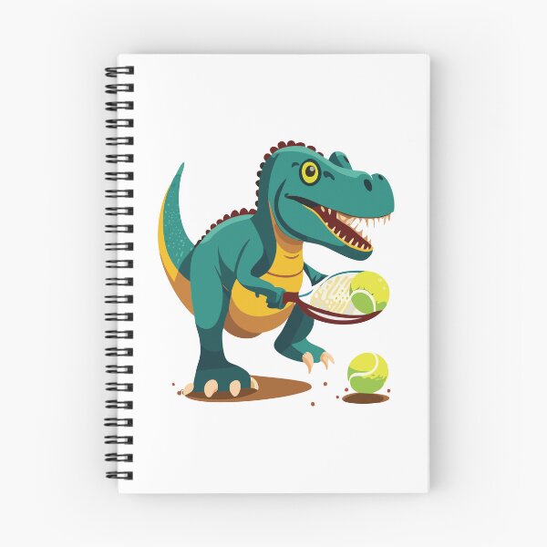 Item preview, A Dinosaur Playing Tennis designed and sold by shufflik.