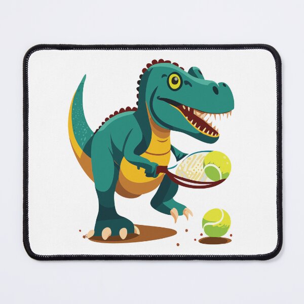 Item preview, A Dinosaur Playing Tennis designed and sold by shufflik.