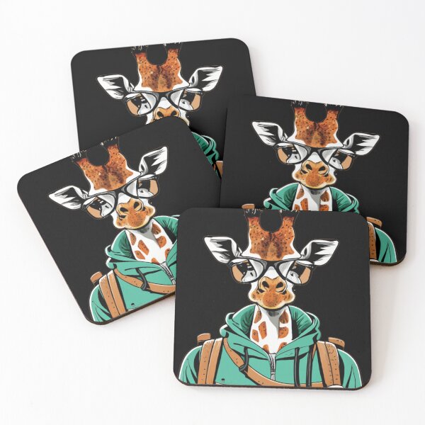 Artikelvorschau, Lustiges Giraffen-Wanderdesign entworfen und verkauft von Nature's Fancy.
