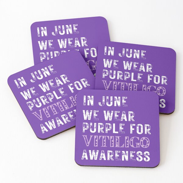 Item preview, Vitiligo Awareness In June We Wear Purple for Vitiligo Awareness designed and sold by MimsTees.