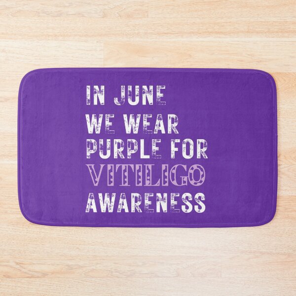 Item preview, Vitiligo Awareness In June We Wear Purple for Vitiligo Awareness designed and sold by MimsTees.