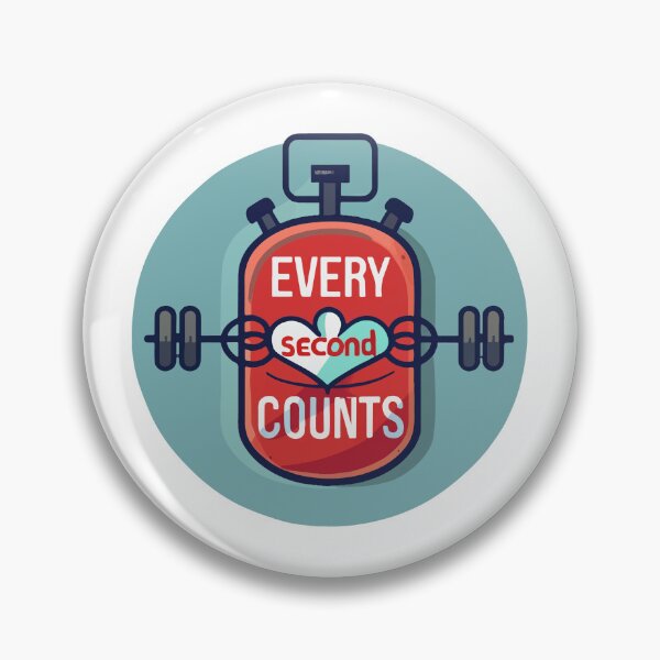 Item preview, Every Second Counts - Cycling Motivation Design designed and sold by NiftyWrx.