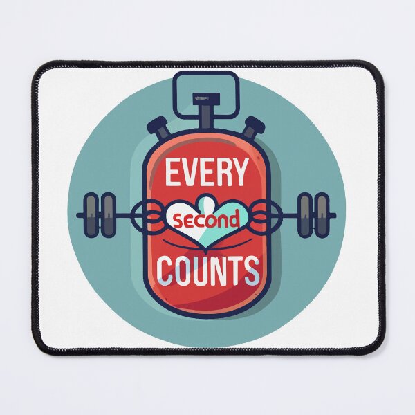 Item preview, Every Second Counts - Cycling Motivation Design designed and sold by NiftyWrx.