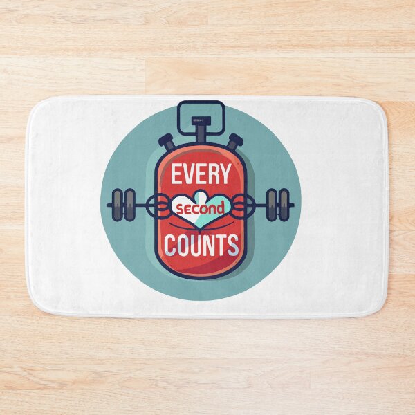 Item preview, Every Second Counts - Cycling Motivation Design designed and sold by NiftyWrx.
