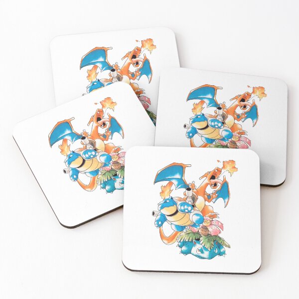Item preview, gen1 starters evolved designed and sold by MoriaDoesArt.