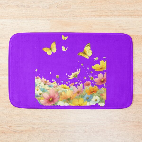 Item preview, Vibrant Cosmos Field with Butterflies Sketch ,  designed and sold by PaintMeWorld.