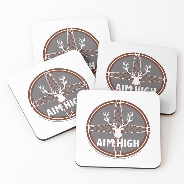 Item preview, Aim High - Majestic Stag in Crosshair Sticker designed and sold by NiftyWrx.