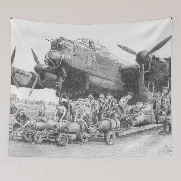 Item preview, Lancaster Bomber - Bombing Up! designed and sold by Paul Rowland.