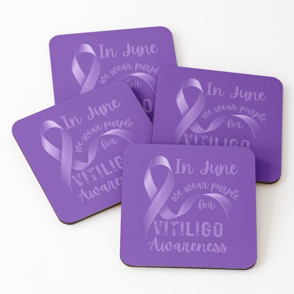 Item preview, Vitiligo Awareness In June We Wear Purple for Vitiligo Awareness designed and sold by MimsTees.