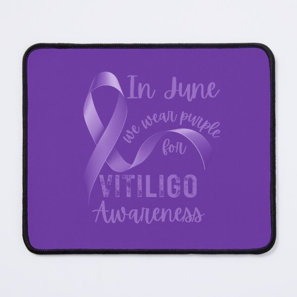 Item preview, Vitiligo Awareness In June We Wear Purple for Vitiligo Awareness designed and sold by MimsTees.