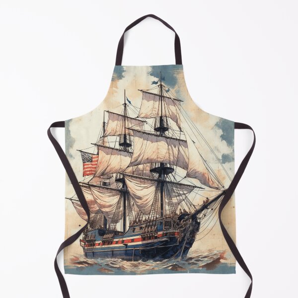 Artikelvorschau, Amerikanische Fregatte. Aquarellstil. entworfen und verkauft von SBD-Shop.