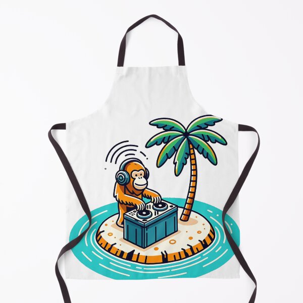 Item preview, Island Groove: DJ Monkey Spinning Tunes designed and sold by 0penvimark.