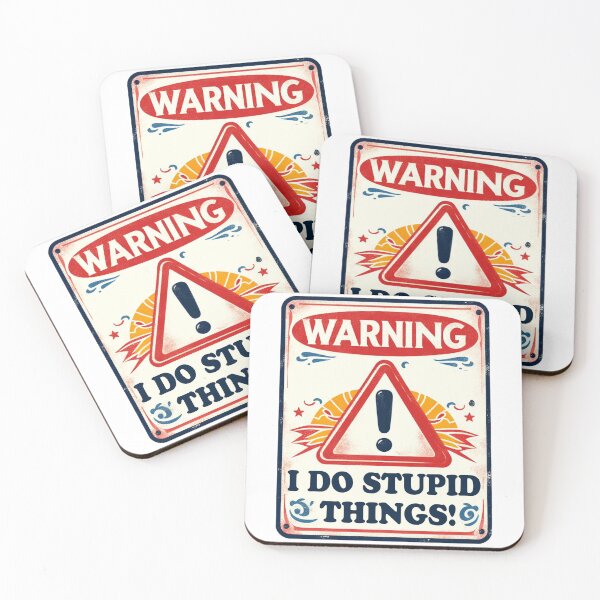 Item preview, Waterproof Vinyl I Do Stupid Things designed and sold by ryanapples2.