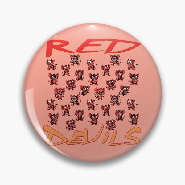 Item preview, Funny red devils pattern design designed and sold by AlchemyColor.
