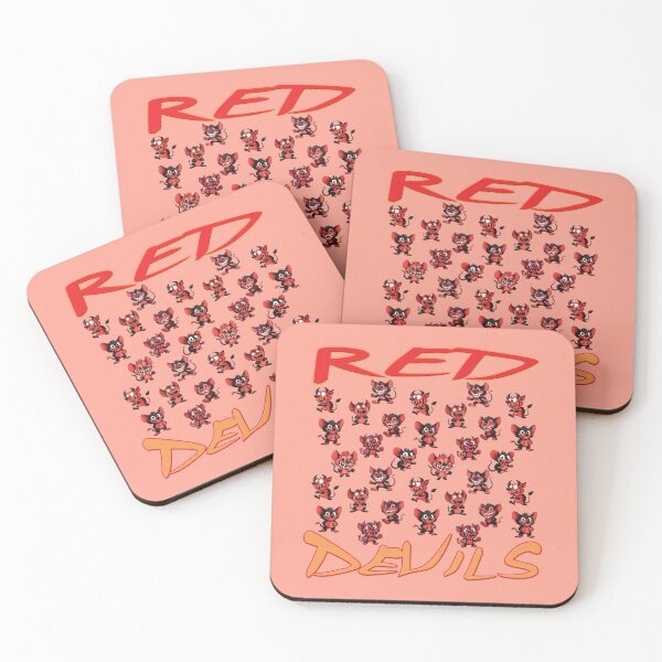 Item preview, Funny red devils pattern design designed and sold by AlchemyColor.