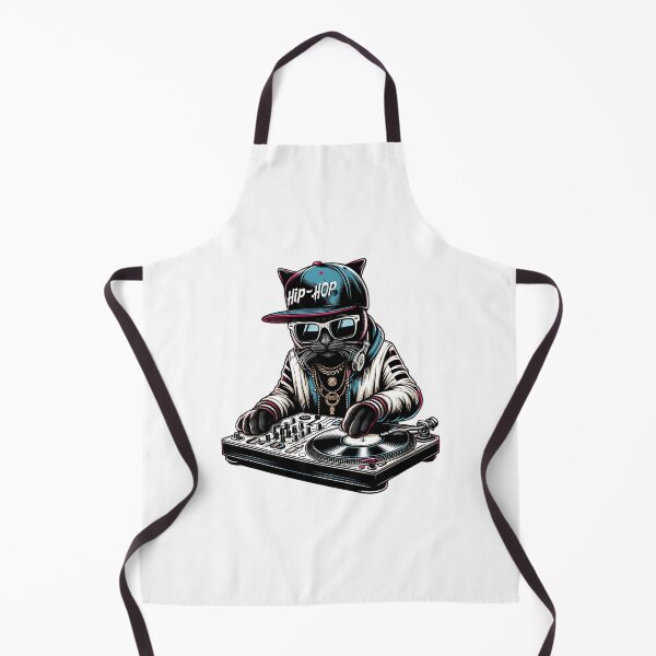 Item preview, Hip Hop cat dj designed and sold by RetroPop23.