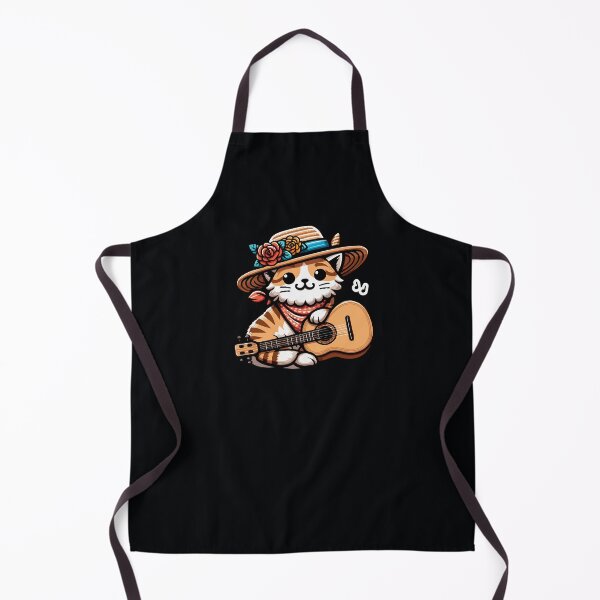 Item preview, Guitar Cat & Sunhat designed and sold by ArteeInnovation.