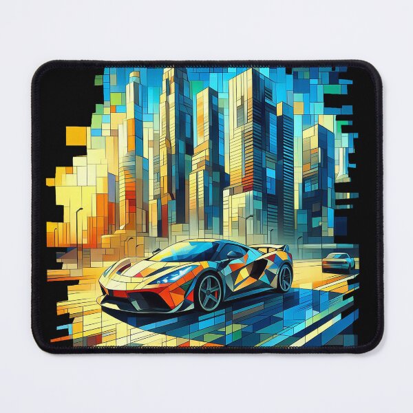 Item preview, futuristic abstract, colorful car designed and sold by Bukhisz.