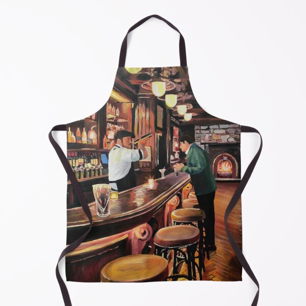 Item preview, At Illuminated Dream Bar with Bartender & Stranger designed and sold by artshop77.