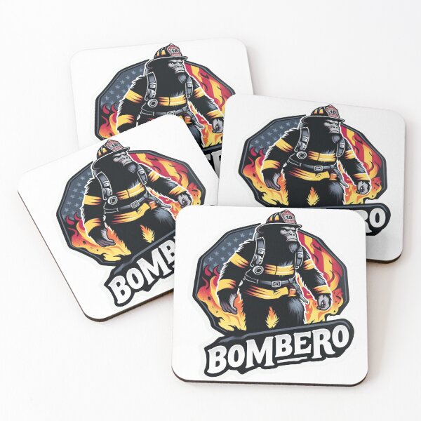 Item preview, Bombero Bombero Bigfoot con llamas designed and sold by BrinaandPops.