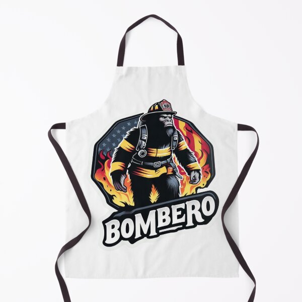 Item preview, Bombero Bombero Bigfoot con llamas designed and sold by BrinaandPops.