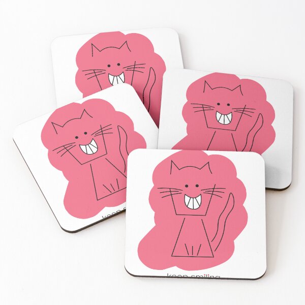 Item preview, Keep Smiling (Zoey the Happy Cat) designed and sold by kookadesigns.
