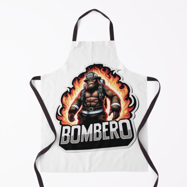 Item preview, Bombero Bombero Bigfoot con llamas designed and sold by BrinaandPops.