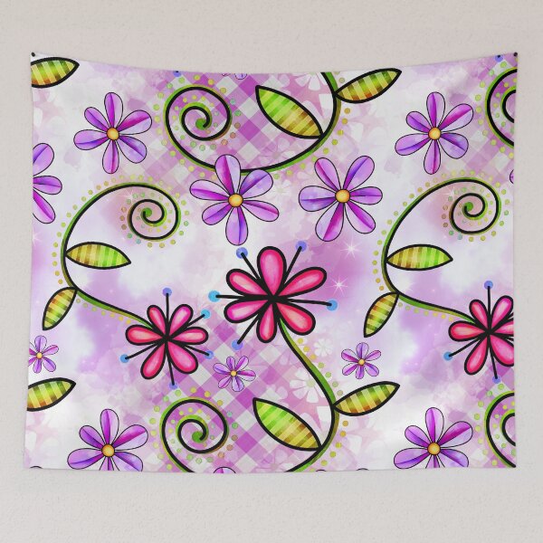Item preview, Floral Collage in Vivid Colors designed and sold by Magnuna.