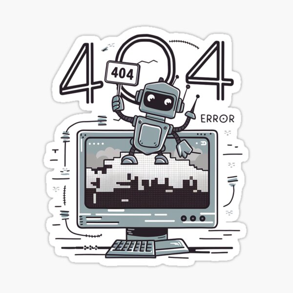 Item preview, 404 error art  designed and sold by BasmaAtef.