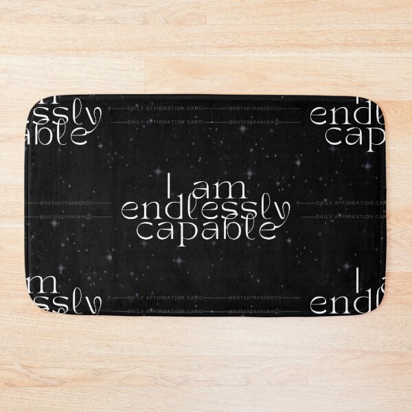 Item preview, 'I am endlessly capable' Affirmation Card designed and sold by notastranger.