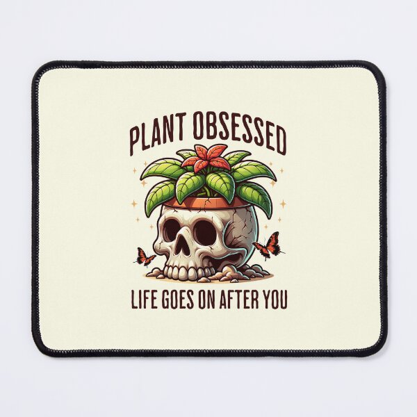 Item preview, Plant Obsessed - Gardening Skull Art designed and sold by Pearl67.