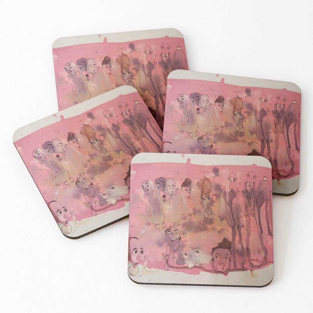 Item preview, Coasters (Set of 4) designed and sold by Rorschach68.