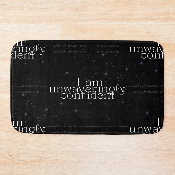 Item preview, 'I am unwaveringly confident' Affirmation Card designed and sold by notastranger.