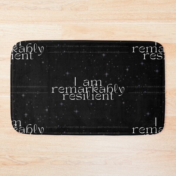 Item preview, 'I am remarkably resilient' Affirmation Card designed and sold by notastranger.