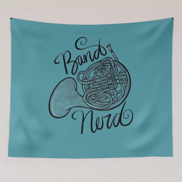 Item preview, French Horn Band Nerd designed and sold by FrictionMaxxing.