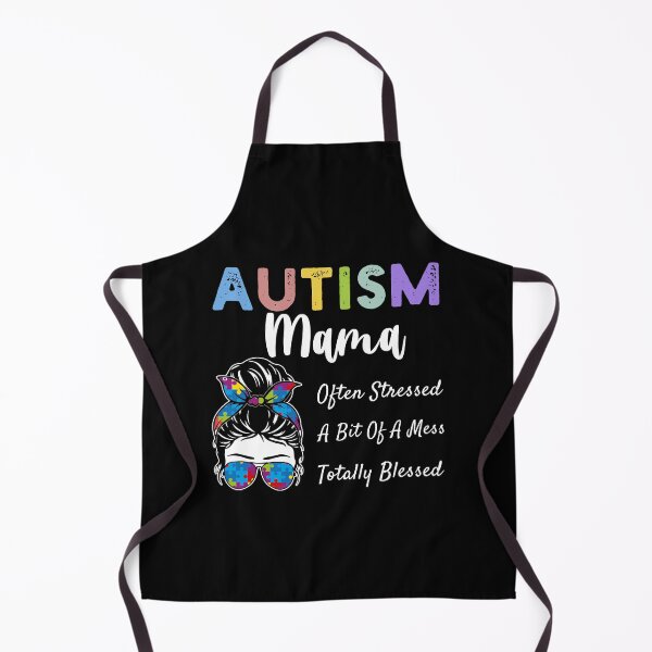 Item preview, Autism Mama Often Stressed A Bit Of A Mess Totally Blessed designed and sold by smailjr.