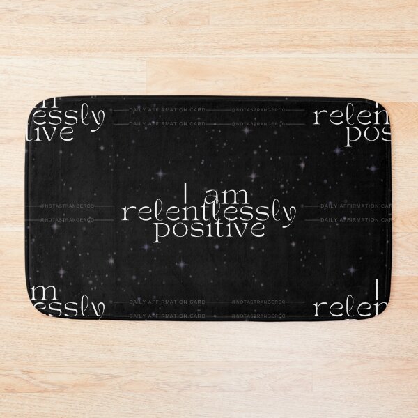 Item preview, 'I am relentlessly positive' Affirmation Card designed and sold by notastranger.