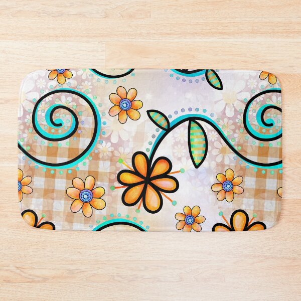 Item preview, Floral Collage in Vivid Colors designed and sold by Magnuna.